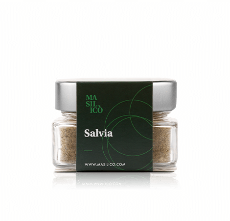 salvia in polvere