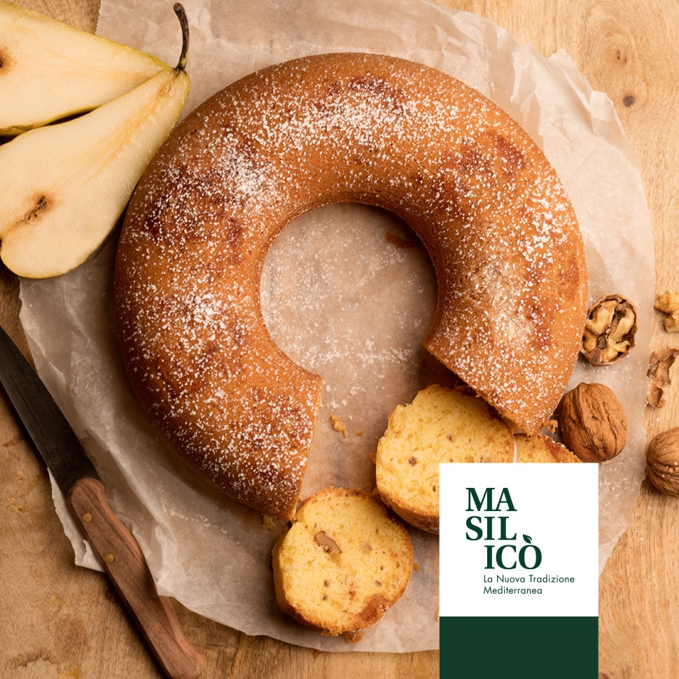 CIAMBELLONE CON CONFETTURA DI PER E NOCI ﻿