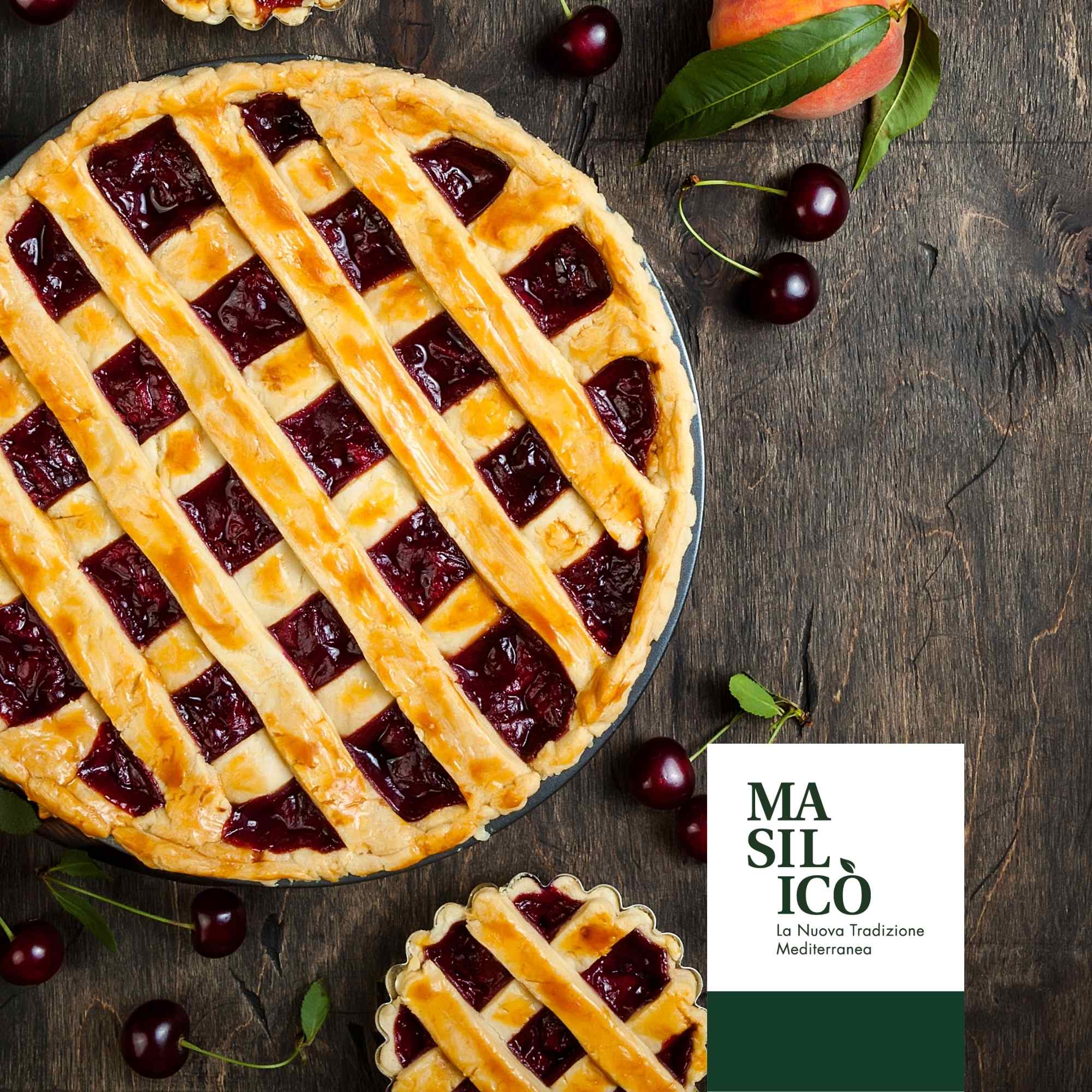 Biscotti al cuore morbido di confettura e crostata al profumo di mandarino