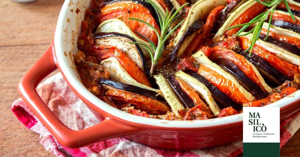 Ratatouille, quella di Remy, con pomodorini gialli di capaccio