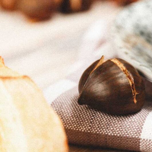 zuppa di castagne e ceci neri